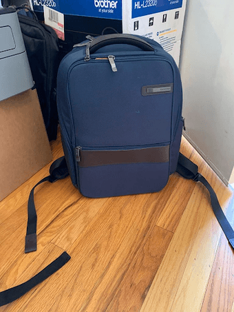 Samsonite Kombi Business Backpack, Legion Blue, 16.25 x 10.5 x 5-Inch 2