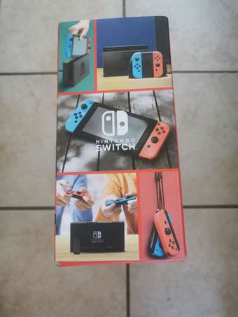 Brand New Nintendo Switch 32GB Gray Console with blue and red Joy-Con 3