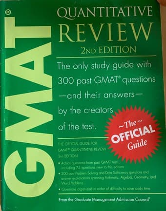 GMAT 2019 study books and guides, good as new 2