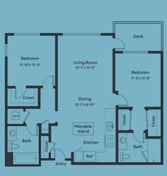 Mountain View downtown新公寓2b2b朝南主卧出租，有空调地下车库 1
