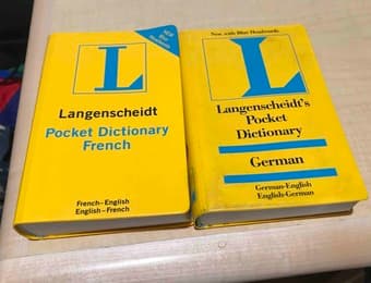 Langenscheidt Pocket Dictionaries (German/English, French/English) 1