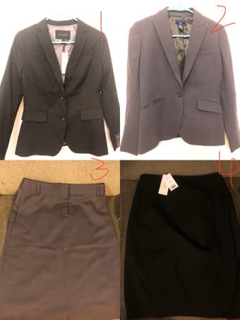 Formal/casual size 0/xs women clothes: suits, pants, dresses, skirts 2