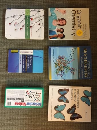 Organic chemistry, biochemistry, genetics textbooks and more 1