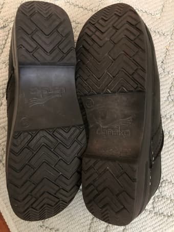 Black Matte Dansko Clogs 38 3