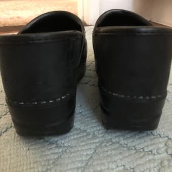 Black Matte Dansko Clogs 38 4