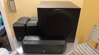 YAMAHA Sound Receiver (RX-V377) with 5.1 Channel Speakers [Excellent] 3