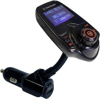 Blackweb CRBLV004 Car Cigarette FM Transmitter with Bluetooth Tech 1