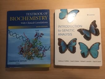 Biochemistry and genetics textbooks 1