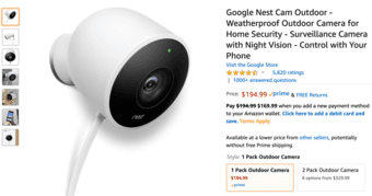 Google Nest Outdoor Cam 1