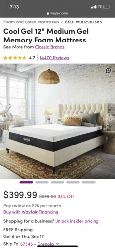 Free full mattress! 1