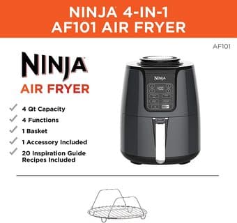 Ninja Air Fryer that Cooks, Crisps and Dehydrates, with 4 Quart 2