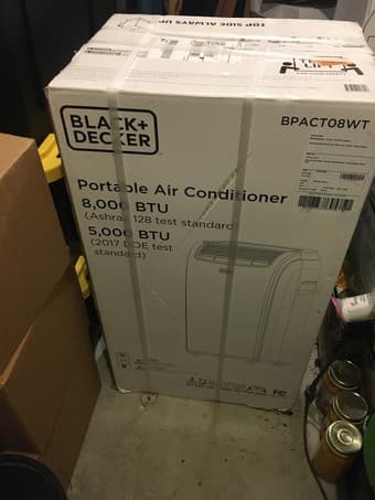 Black + Decker BPACT08WT Portable Air Conditioner, 8,000 BTU 2