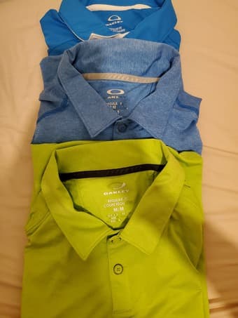 Set of 3 Like New Oakley Golf Shirts (Men Size M) 1