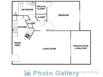 1995/month for 760 sf 1B1B apartment in Sunnyvale 1