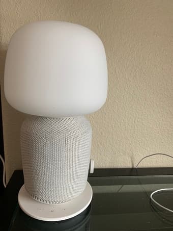 IKEA SYMFONISK DESK LAMP + SPEAKER (WHITE) / ASUS MONITOR 1