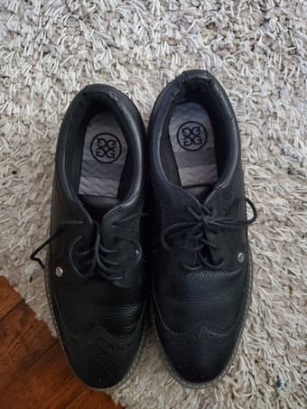 Mens Sz 10 G/Fore Leather golf shoes (worn onc) 1