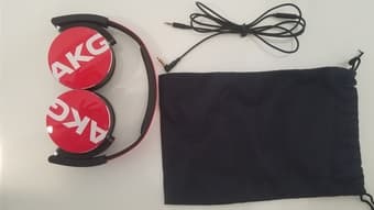 AKG Y50 On-Ear Headphones Red Wired 1