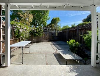 Spacious sunny bedroom with private patio 1