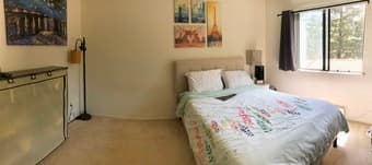 Bedroom with private full bath in 3bed/2bath Avalon Mountain View apt 1