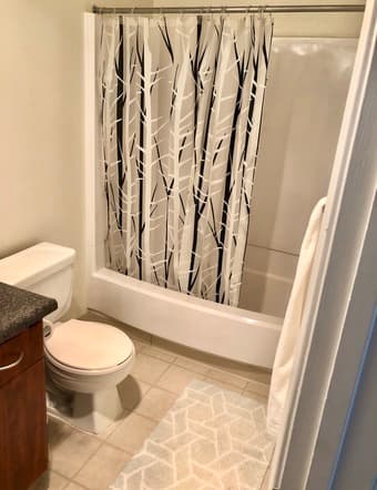 Bedroom with private full bath in 3bed/2bath Avalon Mountain View apt 2