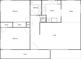 Newly Renovated 2-BR Apartment, In-Unit Laundry, Parking, Patio 3