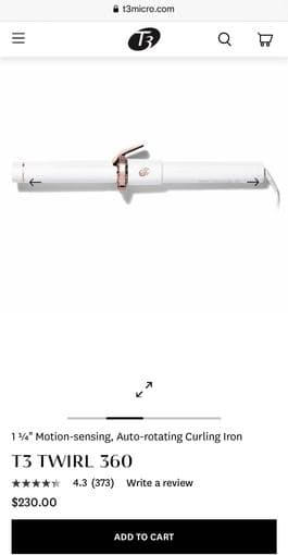 T3 TWIRL 360 Auto-rotating Curling Iron 3