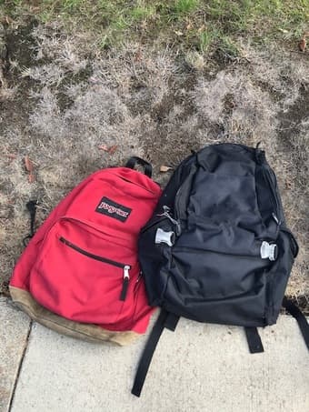 IKEA bed storage headboard, ergonomic keyboard tray, backpacks 2