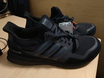 NIB Adidas Ultraboost S&L Triple Black, Men's Size 8 1