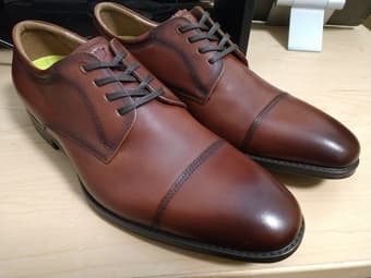 Like New Florsheim Brown Leather Dress Shoes, Mens 8.5 1