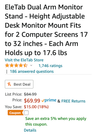 Dual Monitor Stand 3