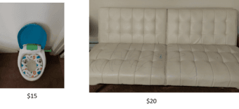 moving sale negotiable self pickup from college terrace 4