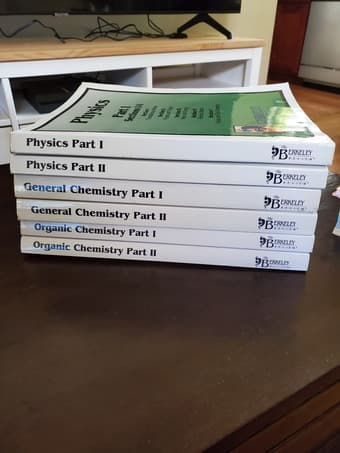 Kaplan (2018 - 2019), Berkeley Review and Official AAMC MCAT Flashcard 2