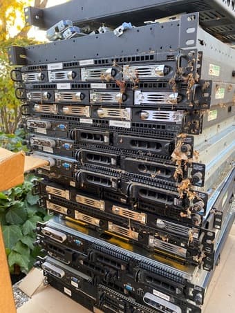 Servers: DELL and HP commercial grade servers. 2