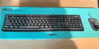 Logictech MK120 USB Keyboard and Mouse (unopened) 1