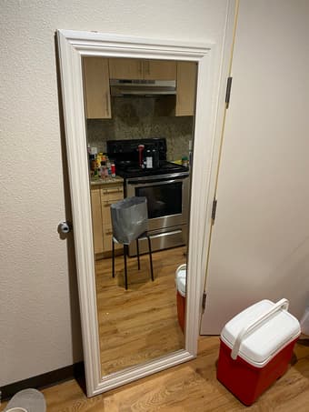 Selling a big mirror for $45. Original price at $99. 1