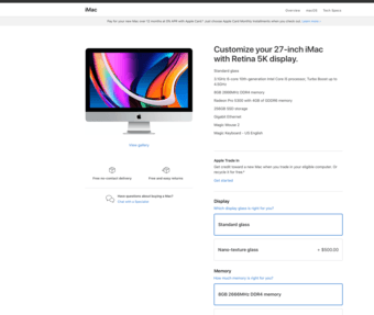 27 in iMac desktop, almost new 1