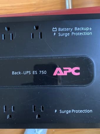 Battery backup, surge protector, 10-outlets 2