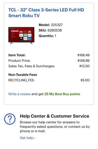 TCL 32‘’ Smart Roku TV 1