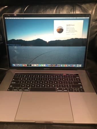MacBook Pro, 15-inch, 32GB RAM, 1TB SSD, 2.9GHz i9 processor 1