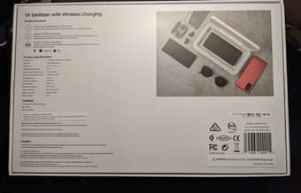 UV sanitizer with wireless charging 2
