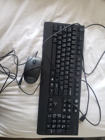 like new keyboard and mouse - $15 OBO, worth $25 1
