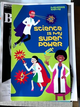 FREE "Science is my superpower" sticker 1