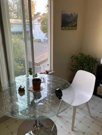 Sunny, spacious studio in Sunnyvale from March 2