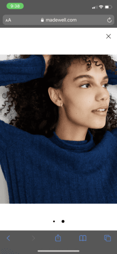 Gold Hoop Earrings 1