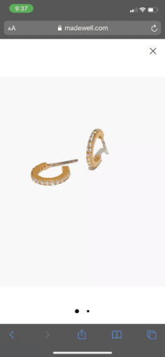 Gold Hoop Earrings 2