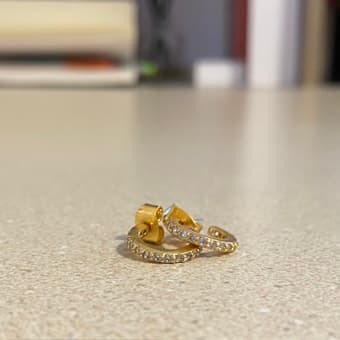 Gold Hoop Earrings 3