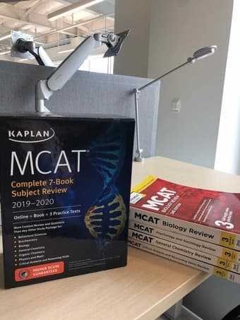 MCAT (Kaplan and Princeton) and GRE prep books 1