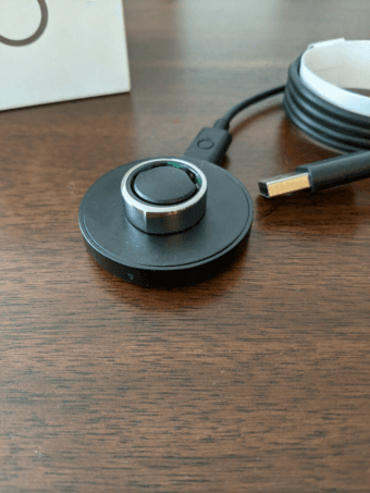 OURA Ring - Silver Balance style, size 7 1