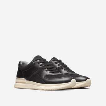Everlane black leather sneakers, Women's 9/9.5 1