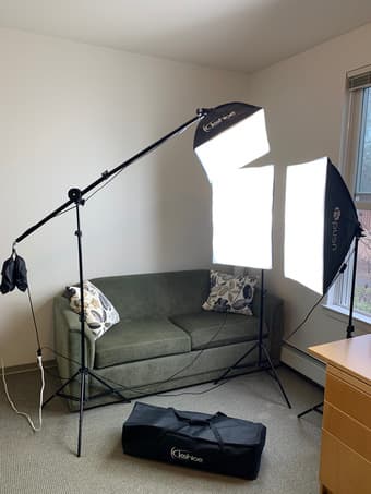Studio Light Set (for interviews, photography) 1
